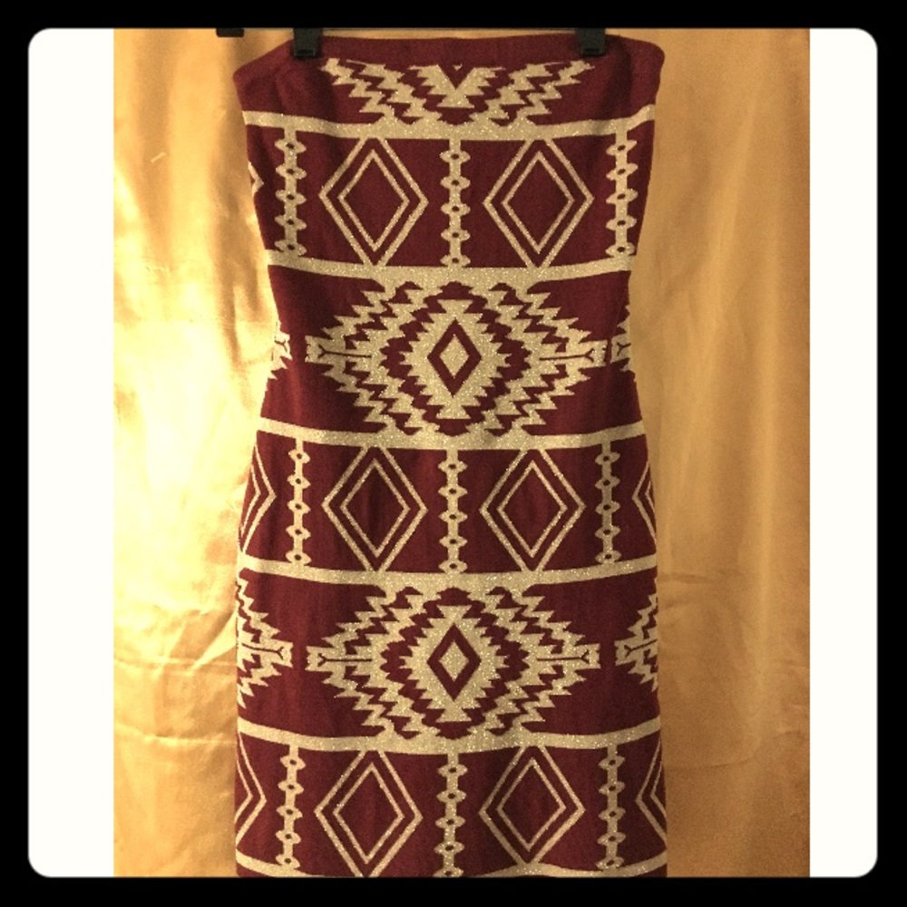Woman’s Size 8 Mosaic Bandaid Dress